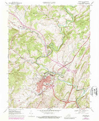 Lexington 1967 topographic map thumbnail
