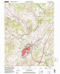 Lexington 1999 topographic map thumbnail