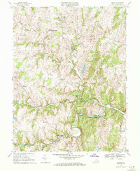Lincoln 1970 topographic map thumbnail