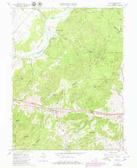 Linden 1966 topographic map thumbnail