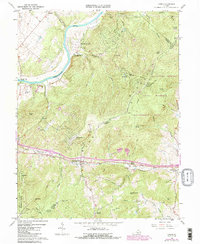 Linden 1986 topographic map thumbnail