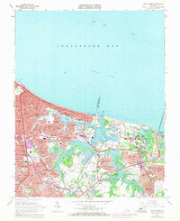 Little Creek 1964 topographic map thumbnail