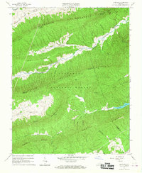 Long Spur 1965 topographic map thumbnail
