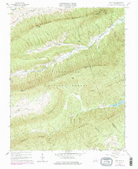 Long Spur 1965 topographic map thumbnail