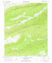 Long Spur 1965 topographic map thumbnail