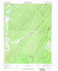 Longdale Furnace 1969 topographic map thumbnail