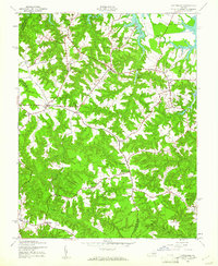 Lottsburg 1944 topographic map thumbnail