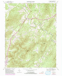 Lovingston 1967 topographic map thumbnail