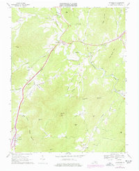 Lovingston 1967 topographic map thumbnail