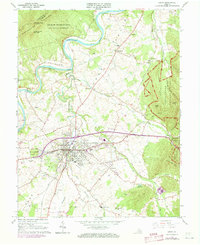 Luray 1965 topographic map thumbnail