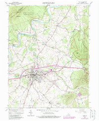Luray 1965 topographic map thumbnail