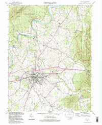 Luray 1994 topographic map thumbnail