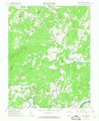 Lynch Station 1966 topographic map thumbnail
