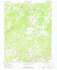 Lynch Station 1966 topographic map thumbnail