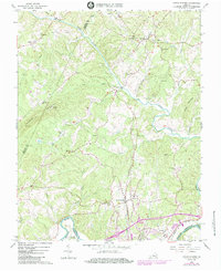 Lynch Station 1966 topographic map thumbnail