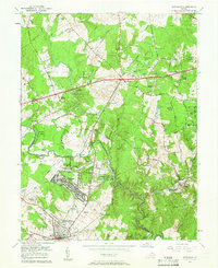 Manassas 1957 topographic map thumbnail
