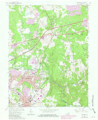 Manassas 1966 topographic map thumbnail