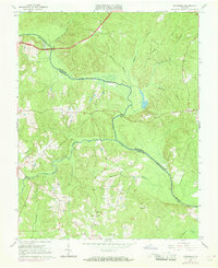 Mannboro 1964 topographic map thumbnail
