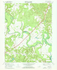 Manquin 1968 topographic map thumbnail