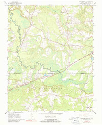 Margarettsville 1966 topographic map thumbnail