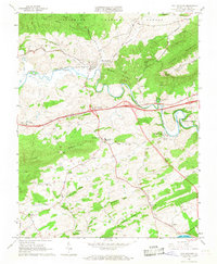 Max Meadows 1965 topographic map thumbnail