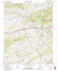 Max Meadows 1965 topographic map thumbnail