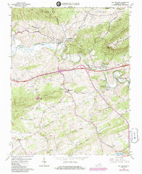 Max Meadows 1965 topographic map thumbnail