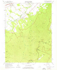 Mc Gaheysville 1965 topographic map thumbnail