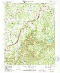 Meadows of Dan 1968 topographic map preview