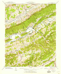 Mendota 1938 topographic map thumbnail