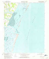 Metomkin Inlet topographic map thumbnail