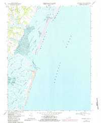 Metomkin Inlet 1968 topographic map thumbnail
