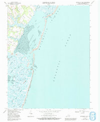 Metompkin Inlet 1968 topographic map thumbnail