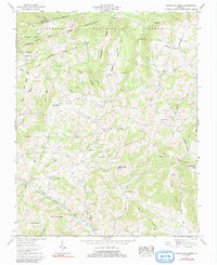Middle Fox Creek 1959 topographic map thumbnail