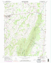 Middleburg 1968 topographic map thumbnail