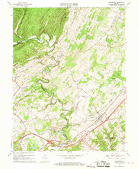Middletown 1966 topographic map thumbnail