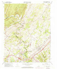 Middletown 1966 topographic map thumbnail