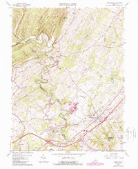 Middletown 1966 topographic map thumbnail