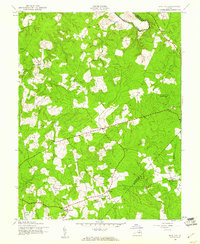 Mine Run 1943 topographic map thumbnail