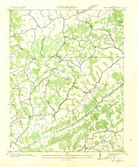 Moll Creek 1935 topographic map thumbnail