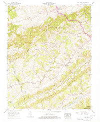 Moll Creek 1958 topographic map thumbnail