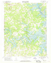 Moneta SW 1967 topographic map thumbnail