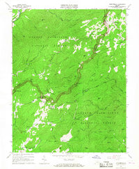 Montebello 1965 topographic map thumbnail