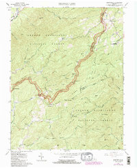 Montebello 1965 topographic map thumbnail