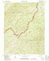 Montebello 1965 topographic map thumbnail