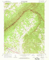 Montvale 1967 topographic map thumbnail