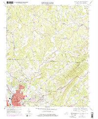 Mount Airy North 1968 topographic map thumbnail