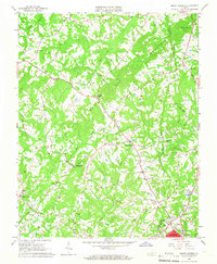 Mount Hermon 1964 topographic map thumbnail