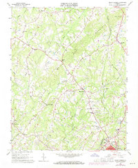Mount Hermon 1964 topographic map thumbnail