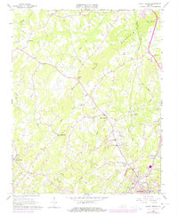 Mount Hermon 1964 topographic map thumbnail